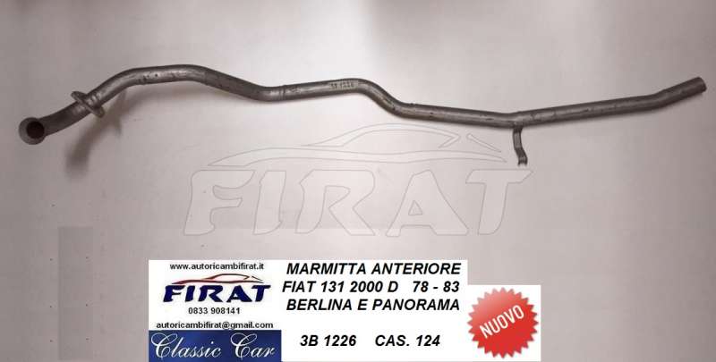MARMITTA FIAT 131 2000 DIESEL ANT. (1226)